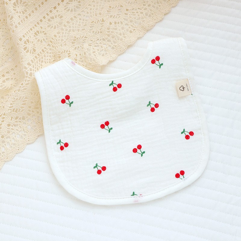 Children's gauze protective eating bib for food