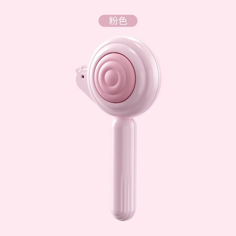 달팽이 셀프클리닝 빗(핑크)