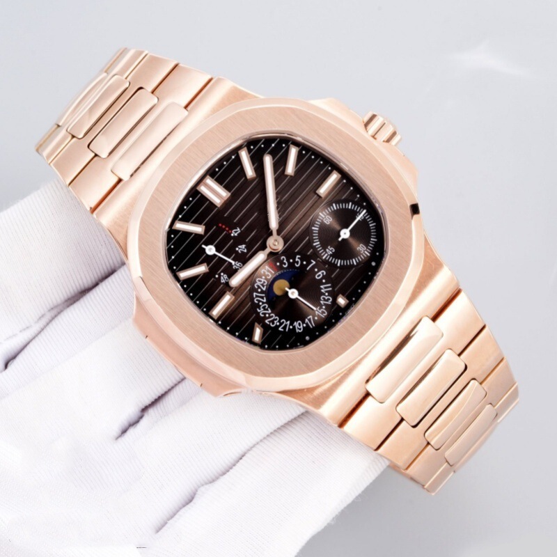 2025 Cross-border 5711 Nautilus Grenade 5712 Series GR Factory Luminous Men's Mechanical Watch Steel Strap Waterproof Foreign Trade 2025 Cross-border 5711 Nautilus Grenade 5712 Series GR Factory Luminous Men's Mechanical Watch Steel Strap Waterproof Foreign Trade