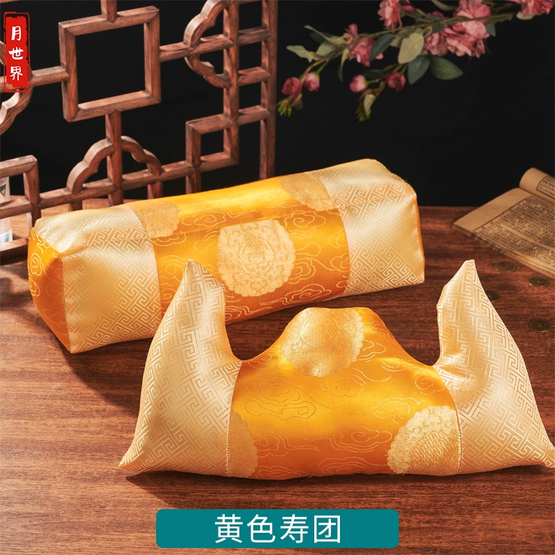 Подушка Shou, мужская подушка для головы, подушка для ног, подушка для ног императора, подушка с овечьим рогом, подушка для похорон, старик умер от подушки для мертвецов