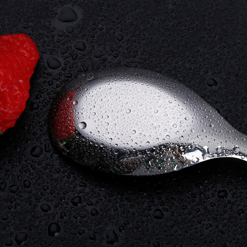 316 stainless steel children's fork and spoon, creative household spoon, cute little spoon, deepened spoon, eating spoon, spoon