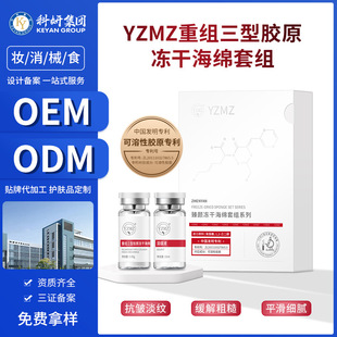 Yzmz Light Lines Freeze-Dried Sponge Patented Formula Polypeptide Firming and Lightening Fine Lines Oligopeptide Repair and Brightening 80,000 Hospital Lines