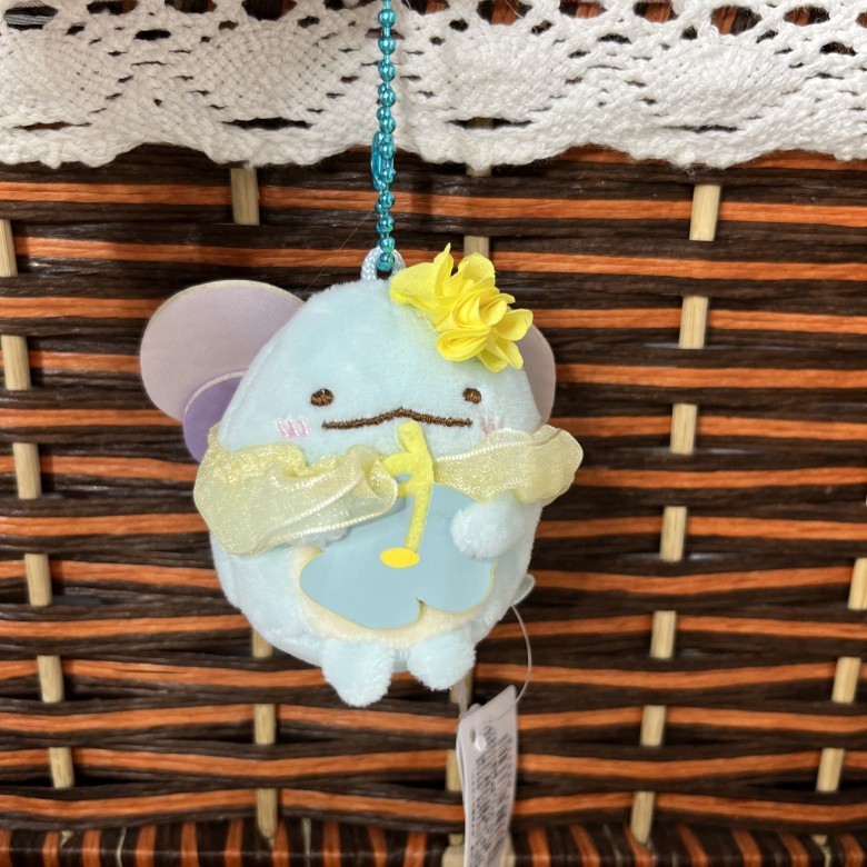 角生物妖精花畑シリーズ手玉揚げエビ小草ぬいぐるみ小草と花田人形ストラップ|undefined