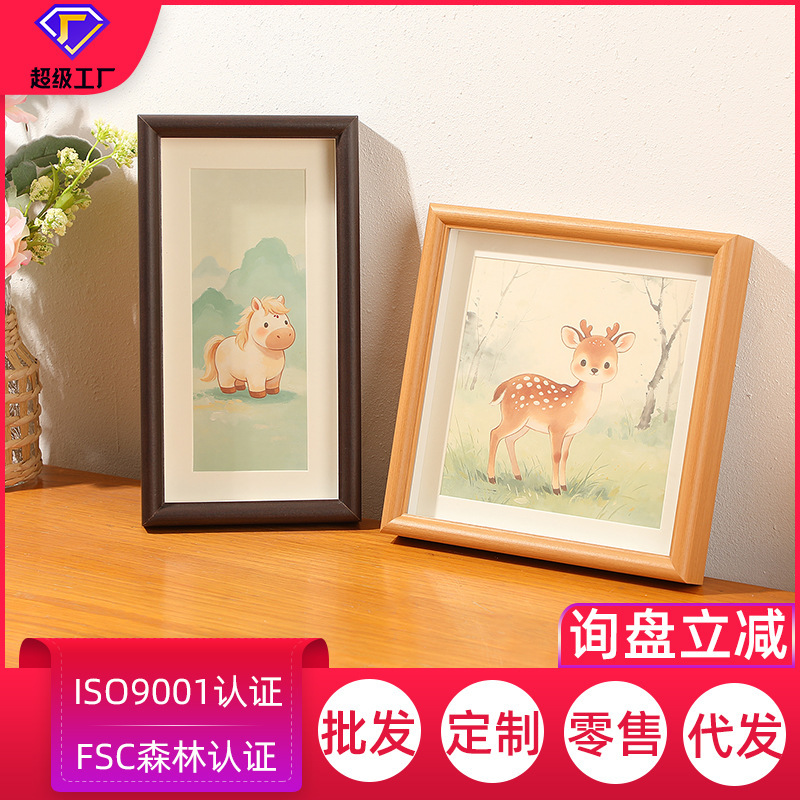 Hollow Three-Dimensional Wooden Photo Frame 6/ 8inch A4 Dried Flower Butterfly Specimen Glass Calligraphy and Painting Cultural Creative Empty Frame Wholesale Hollow Three-Dimensional Wooden Photo Frame 6/ 8inch A4 Dried Flower Butterfly Specimen Glass Calligraphy and Painting Cultural Creative Empty Frame Wholesale