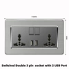 Double United USB more three holes