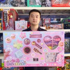 女の子のままごとDIYつまみ楽しいギフトボックスセット教育機関ゲーム城ポイント交換玩具プレゼント