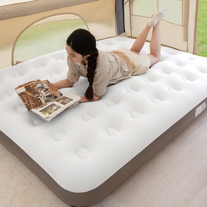 Inflatable Mattress for Flooring, Outdoor Tent Air Mattress, Camping Sleeping Pad, Home Double/Single Inflatable Bed, Folding Bed