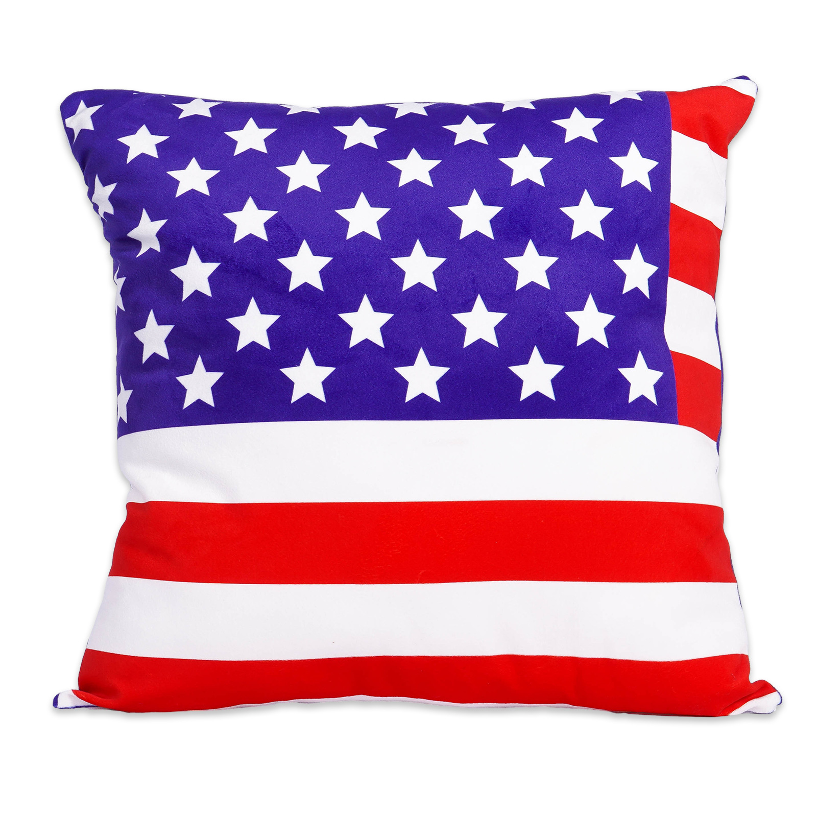 Nuevo producto transfronterizo American Independence Day Almohada para el hogar Cojín Cojín Almohada de bandera estadounidense Almohada con núcleo