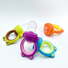 Factory direct sales frog bite bag baby bite bag fruit bite baby pacifier baby fruit and vegetable fun
