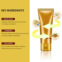 Трансграничная Apply facial mask Куркума мазать маску увлажняющий увлажняющий увлажняющий свет разрывная маска