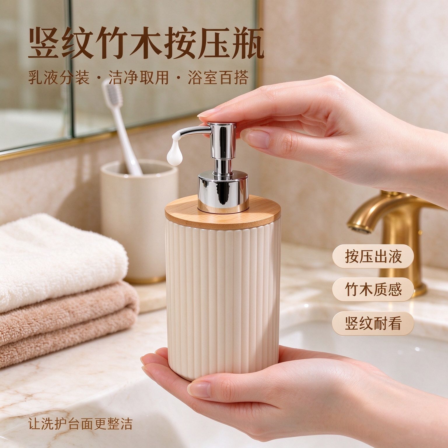 Juego de Accesorios de Baño de 2 Piezas, Plástico, Textura Rayada, para Baño