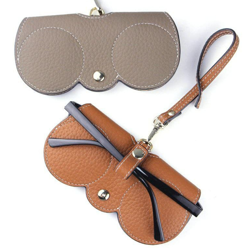 新品PU墨镜包便携式眼镜盒太阳镜保护套可爱眼镜夹女简约眼镜袋详情8