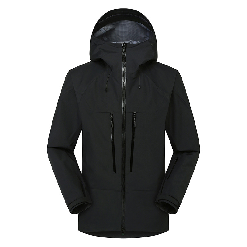 Nuevo traje de asalto al aire libre impermeable a prueba de viento hombre y mujer chaqueta deportiva ocio traje de montaña acampando goma de compresión de cáscara dura caminata