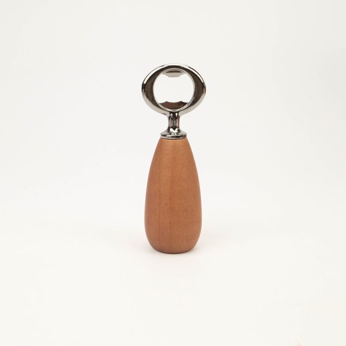 Botella de acero inoxidable de madera maciza de nogal negro, abrebotellas de cerveza, abrebotellas de refrescos de bebidas, destornillador de madera