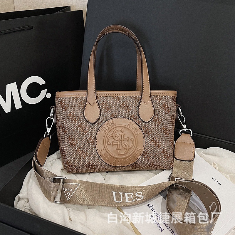 European-Style Light Luxury Trendy Printed Handbag 2025 Cross-Border New Fashion Texture Hot-Selling Crossbody Tote Bag for Women