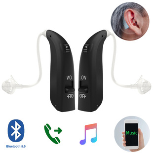 Bluetooth 5.0 Bluetooth hearing aid USB charging sound insulation noise reduction sound amplifier cross-border exclusive