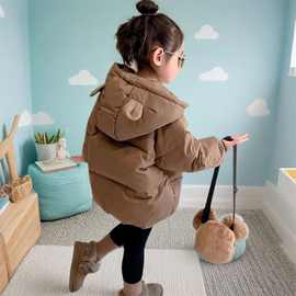 2025儿童羽绒棉服秋冬季加厚保暖宝宝中小童女童棉袄男童棉衣外套