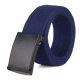 New fashion multi-color belt men's and women's trousers belt solid color canvas belt men's belt decoration manufacturers wholesale