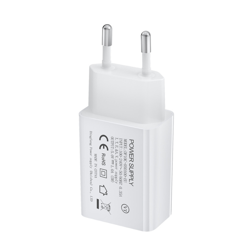5V1A 欧州 USB 充電器 CE 認証スマート小型家電 LED ランプ電源アダプタ充電ヘッド|undefined