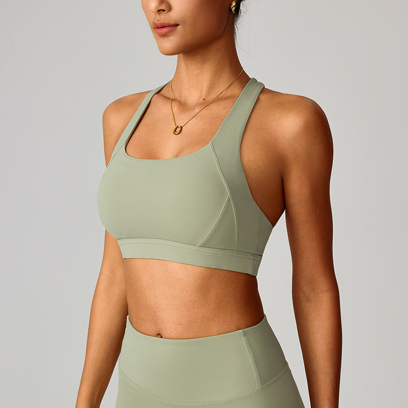 Nube de yoga ajustado sujetador chaleco ropa interior deportiva antichoque de alta intensidad correr al aire libre ropa de acondicionamiento 8047