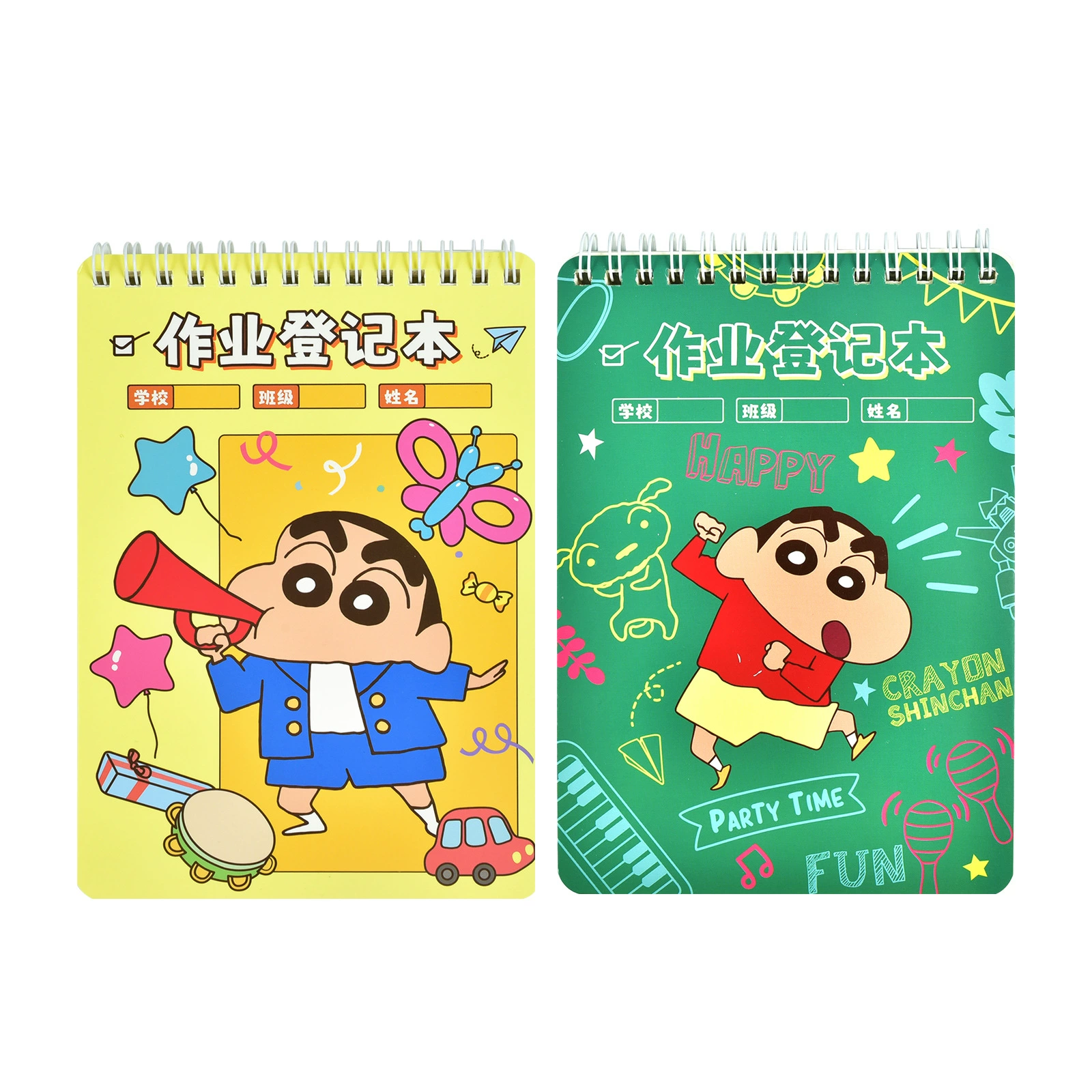 Genuine crayons, laptop, practice, notebook