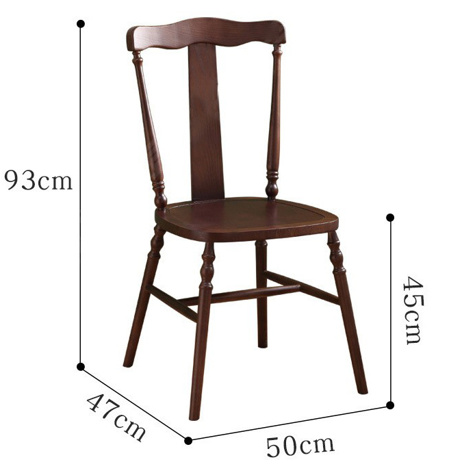 Silla Windsor - nogal negro