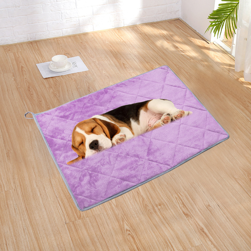 Estera del animal doméstico engrosada Otoño e Invierno antideslizante gato estera del perro Four Seasons universal anti-stick de piel caliente estera del perro