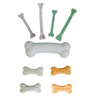 Dog Bones Halloween Savage Bones Plastic Bones Props Fake Bones with Hanging Holes