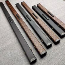 台球杆盒通用分体杆盒外包通杆一体杆盒中式球杆包桶杆塑钢球杆盒