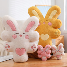 有钱兔公仔创意礼物兔子钥匙扣毛绒玩具沙发床上玩偶装饰抱枕靠垫