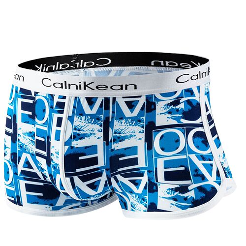 Men's underwear, men's boxer briefs, cotton-proof youth mid-waist boxer briefs, men's Arrow pants, large size bottoms