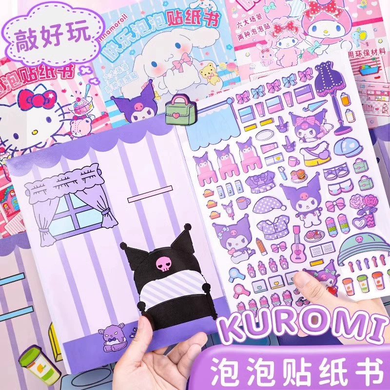 Book with stickers, sticker, toy, DIY