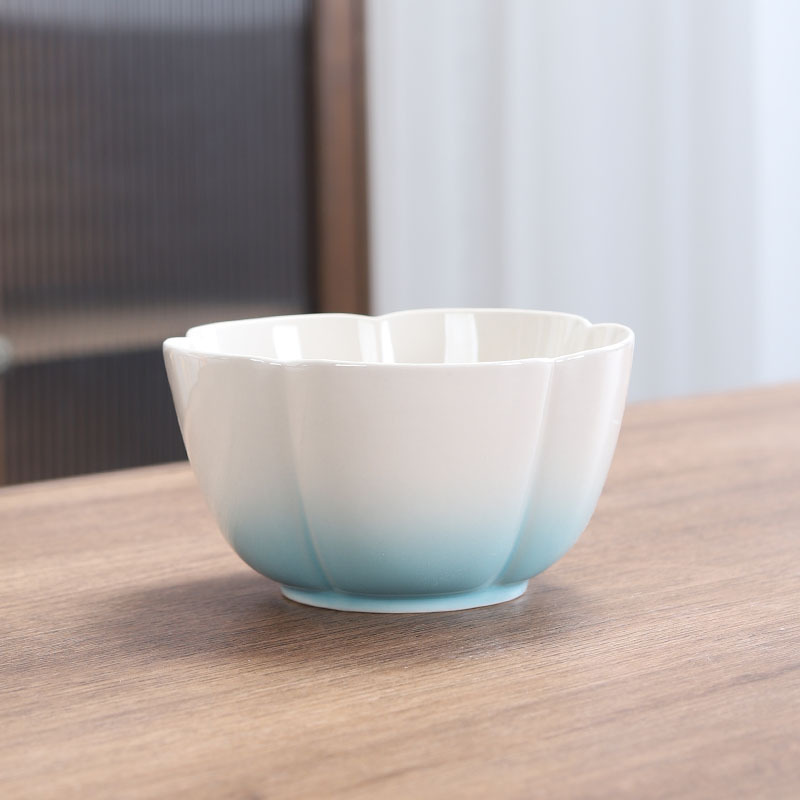 꽃잎 과일 플레이트-그라디언트 블루