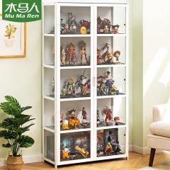 Hand-made display cabinet Lego acrylic display rack smoke cabinet glass counter cosmetics product ornaments display cabinet