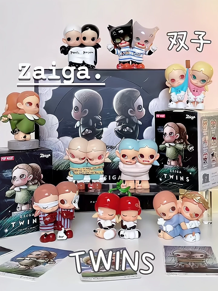 Фигурки серии Zsiga Twin, рандомный бокс Ono Girlfriend, стильные игрушки, подарки для коллег, настольные украшения