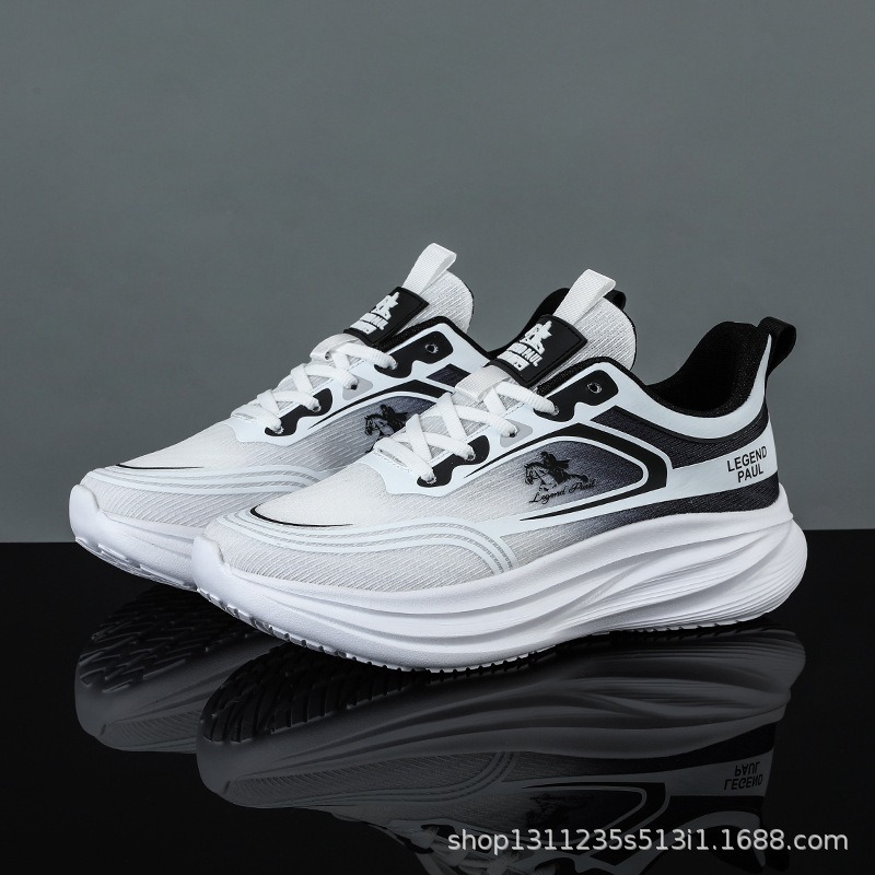 Legendary Paul 2026 nuevos zapatos de moda casuales transpirables de malla cómodos zapatos deportivos para hombres image 3