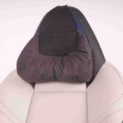 Hair-turning car sports seat neck restraint is suitable for krypton 001 BYD Lingke pillow wholesale in all seasons (Headrest) - a-black-headrest