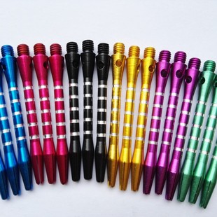 Spot 2BA color engraved aluminum alloy dart Rod 5 average line metal rod aluminum rod standard thread 53mm