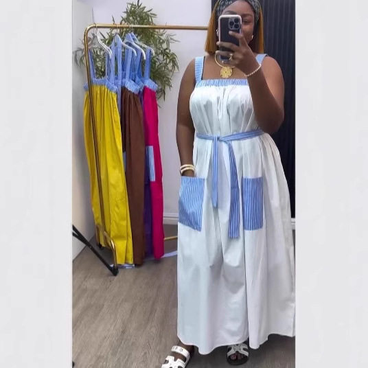 Za25 Popular Export Off-Shoulder Fashion Dress