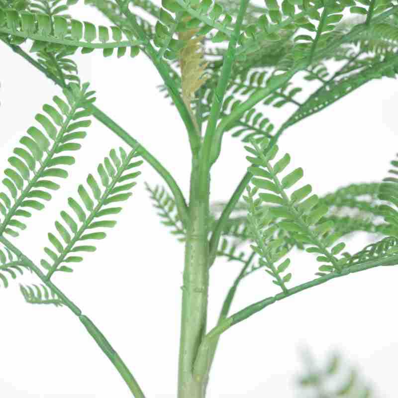 Jacaranda simulación planta verde piso en maceta planta biónica decoración interior sala de estar sofá decoración bonsai árbol falso