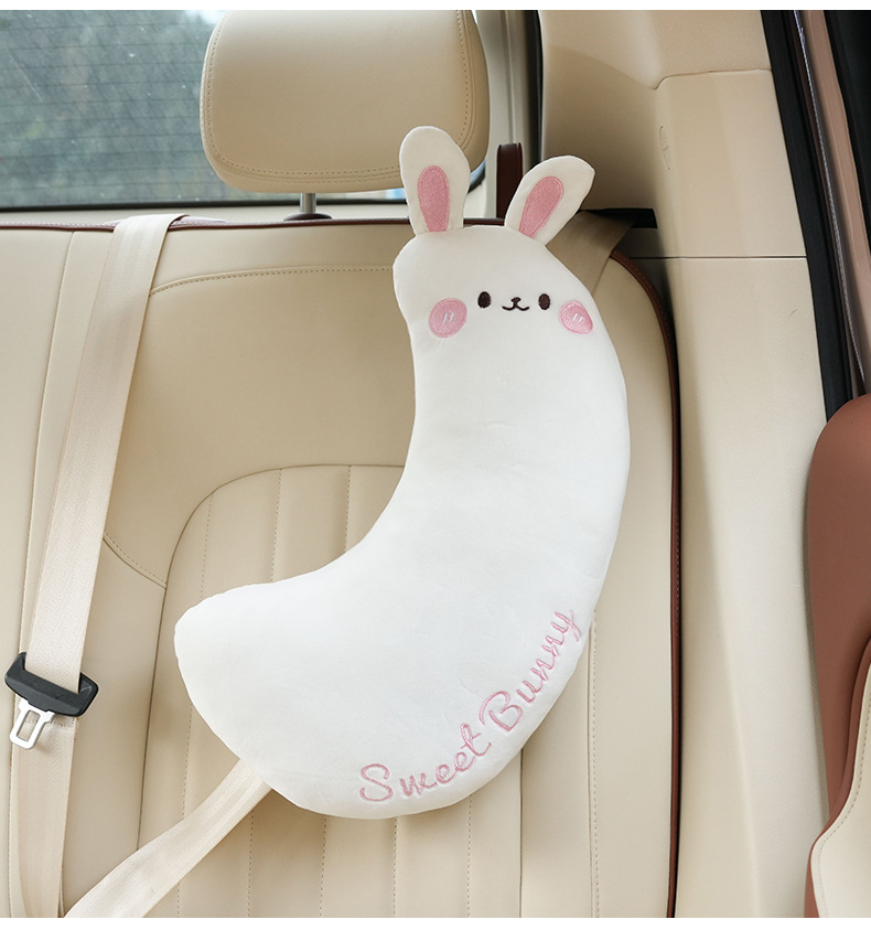 Blue Rain Car Seatbelt Shoulder Pad Thickened Soft Pillow Car Shoulder Pad Cartoon Children's Anti-Strangle Neck Protector