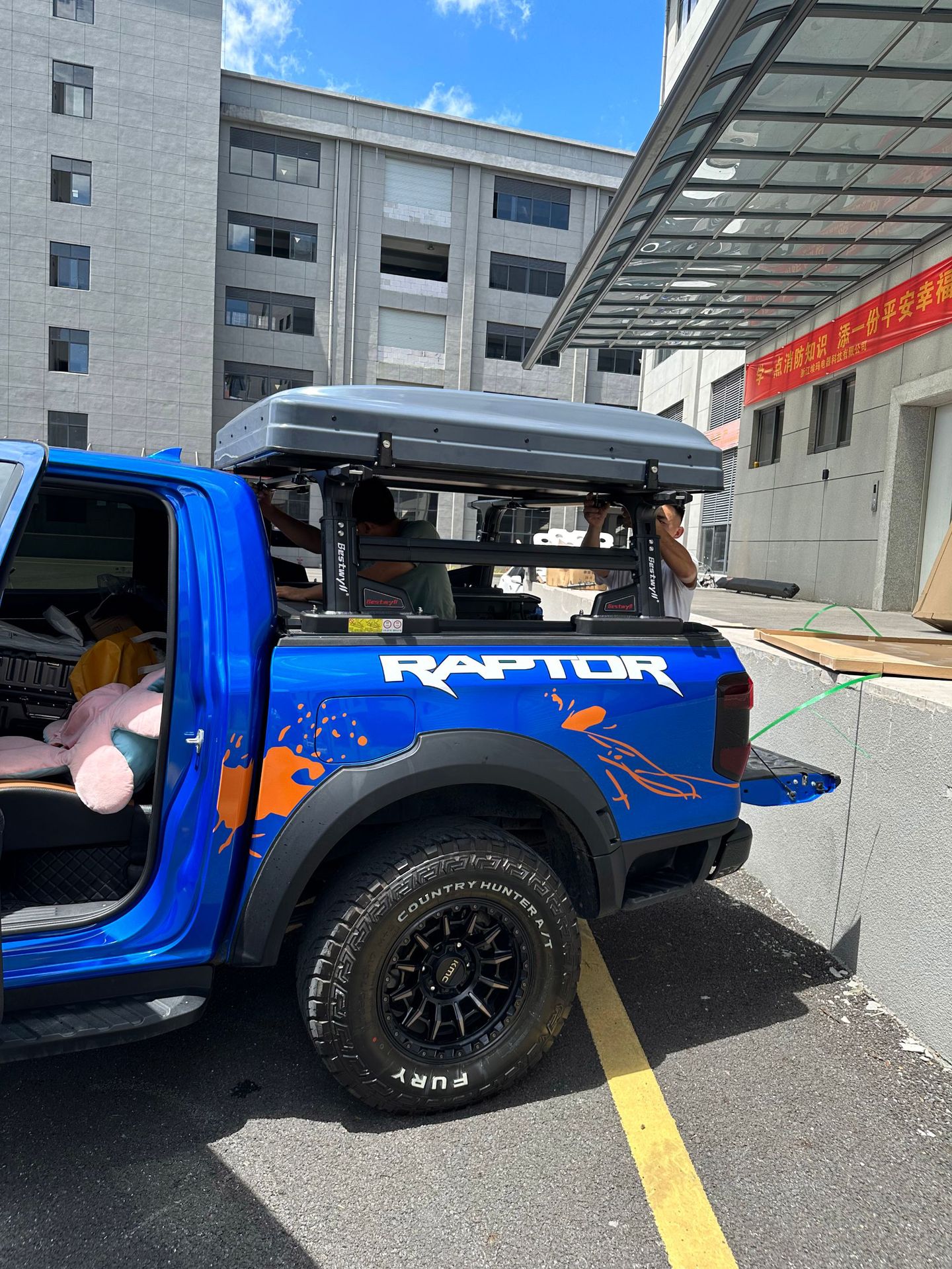 Hard Folding Side-Opening Suv Car Roof Tent with Aluminum Alloy Hard Top, Fully Automatic Quick-Opening Car Roof Tent