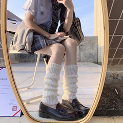 Lolita socks knitted JK girls calf pile socks foot covers women's autumn and winter warm Lolita socks