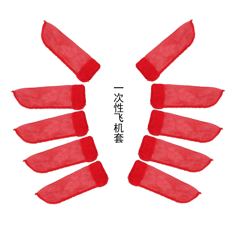 Men's Disposable Airplane Sleeves, Sexy and Interesting Masturbation Mesh Stockings Sleeves, Smooth Experience Penis Sleeves, 10 Pieces