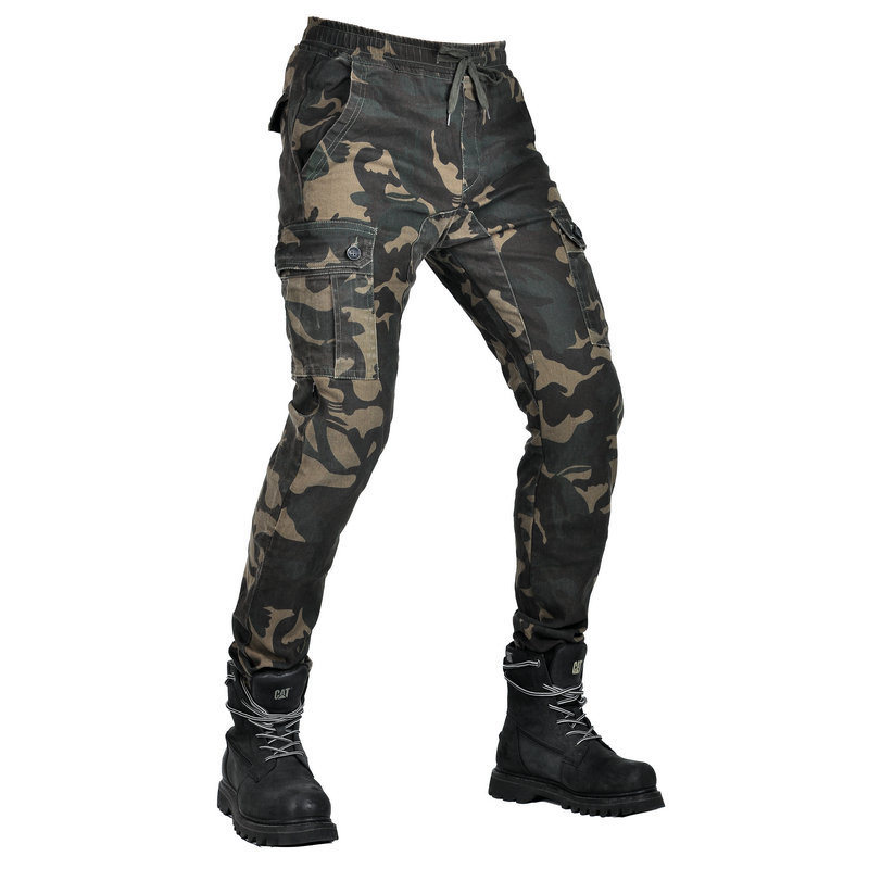 LOONG BIKER Riding jeans motocicleta herramientas motocicleta montar pantalones de camuflaje resistente a la caída pantalones de carreras fuera de carretera