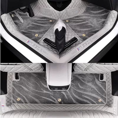 26 Models of Tiggo 8 Plus – Ayaqaltılar (Kovriklər) - 26-models-of-tiggo-8-free-anti-kick-mat-double-layer-foot-mat-galaxy-blanket-sky-gray