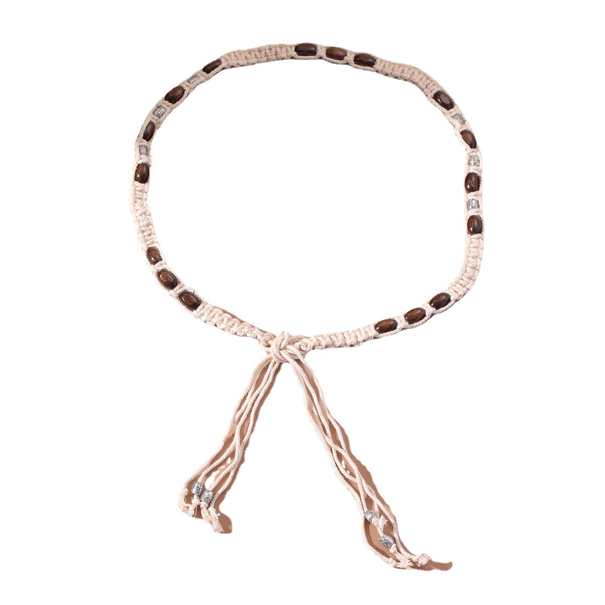 Cuerda de la cintura popular Bohemia tejida cuerda de cáñamo cadena de la cintura cinturón delgado vestido del todo-fósforo de las mujeres joyería transfronteriza al por mayor