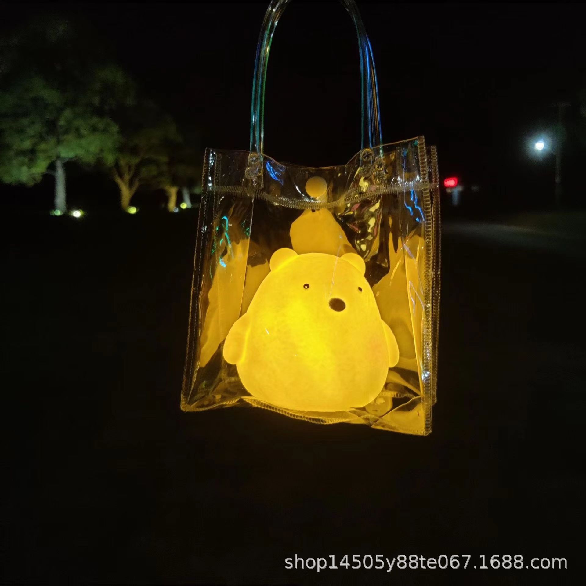 곰 [투명 기프트 가방]]