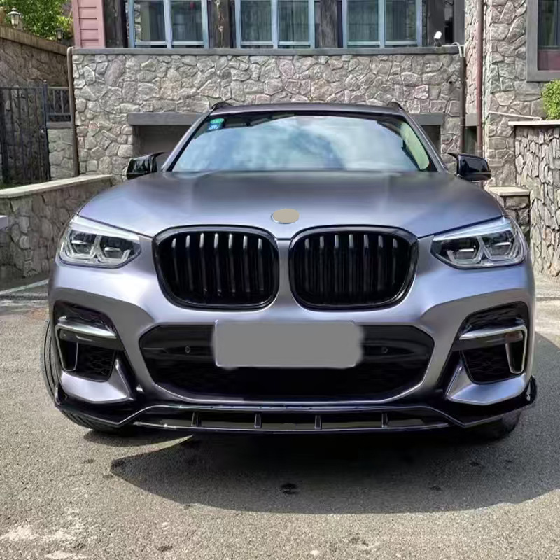 Suitable for BMW X3X4 G01G02 BMW2018-2021 front lip front bar front shovel modification punch surround fixed