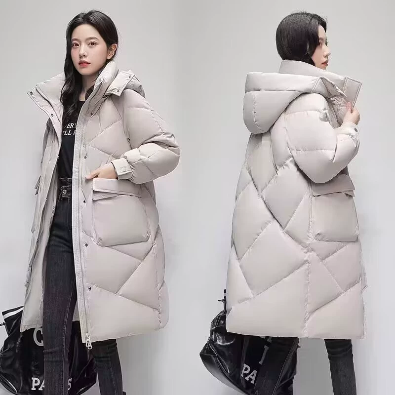 Бренд 1 Тренд длинная пуховик oversize западный стиль, мультицветные варианты